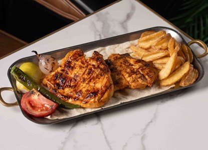 GRILLED BONELESS HALF CHICKEN