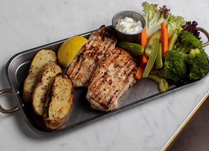 صدر دجاج مشوي