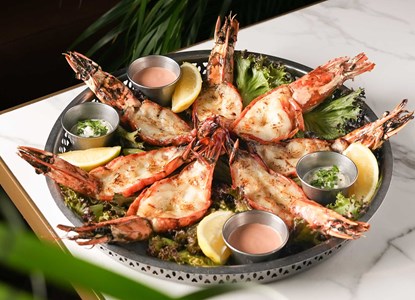 قريدس جمبو مشوي  ١ كيلو