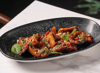 MARINATED GRILLED CALAMARI