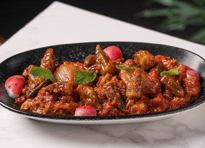 بامية بالزيت