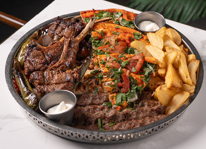 مشاوي مشكّلة مع كستاليتا ١كيلو