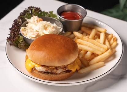 برجر دجاج مشوي